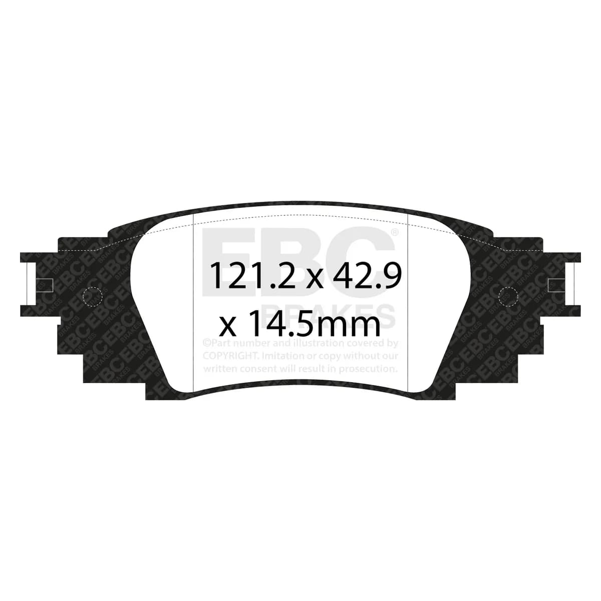 S11 Kits Greenstuff 2000 and RK Rotors; Rear; FMSI Pad No. D1879; Solid; 5 Bolt Holes; 281mm Dia.; 44mm Height; 12mm Thick; 62mm Center Hole Dia.;