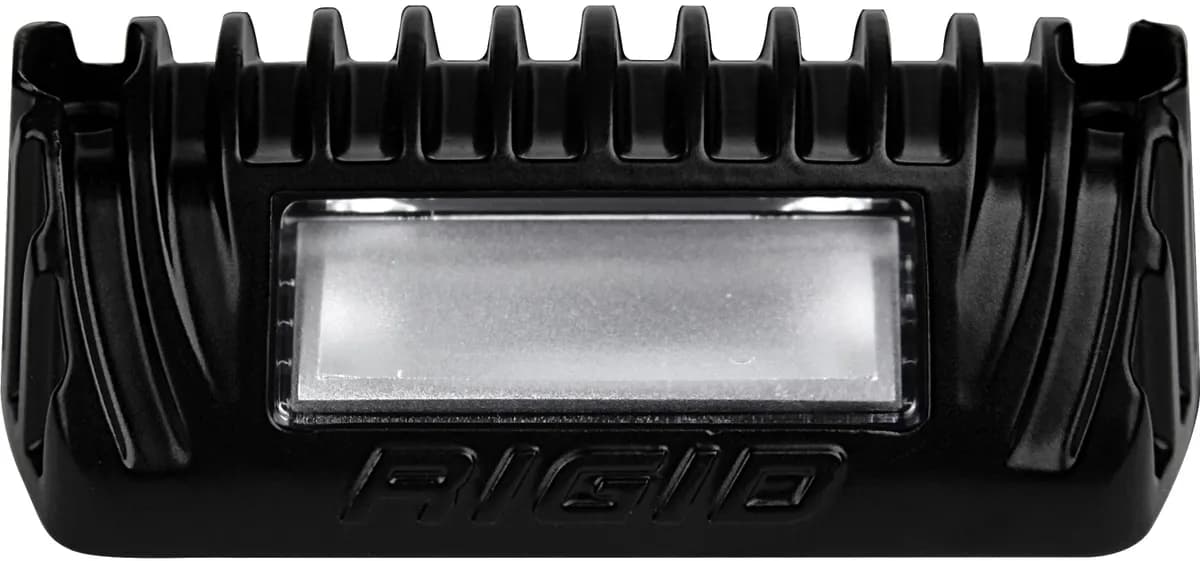 1x2 65 Degree DC Power Scene Light Amber LED Black Housing RIGID Industries