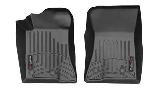 WeatherTech Floor Mats FloorLiner for Ford Mustang - 2015 - 1st Row - Black
