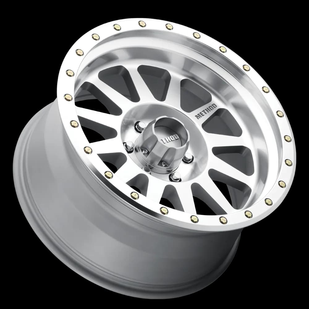Aluminum Wheels 17x8.5 Double Standard MR304 Bolt Pattern 6 On 135 Offset 0 Lip Size 2.6 Machined SL Clear Coat Method