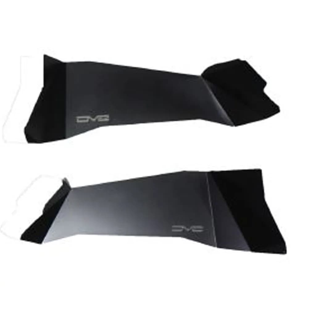 DV8 Offroad Aluminum Rear Inner Fenders Black - JK