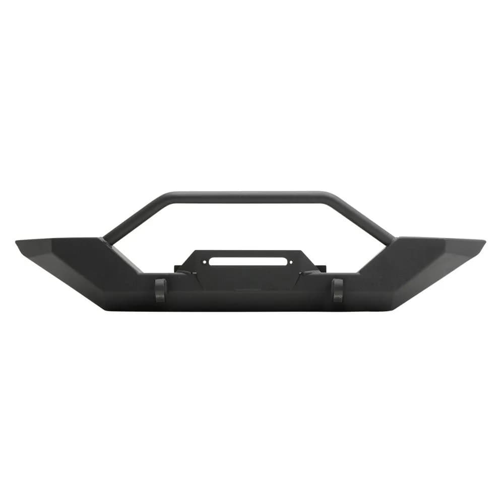 9706 Wrangler Tj/Lj Xrc Rock Crawler Front Bumper W/Grille Guard & Dring Mounts; Black Textured