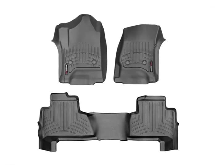 Black Front and Rear Floorliners Chevrolet Tahoe 2015 Fits Vehicles with 2nd row Bench or Bucket Seats Cadillac Escalade 2015 GMC Yukon/Yukon Denali 2015 Fits Vehicles with 2nd row Bucket Seats