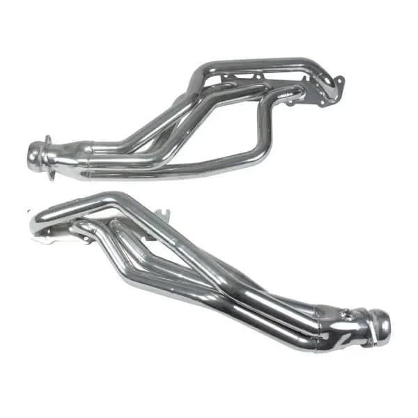 Ford Mustang Coyote Swap 1-3/4 Long Tube Exhaust Headers Polished Silver Ceramic 86-04