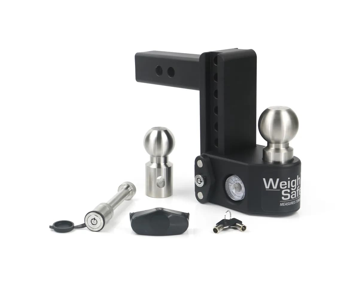 Tongue Weighing Adj Ball Mount Inc 2in And 25/16in Balls 6in Drop 2in Shank
