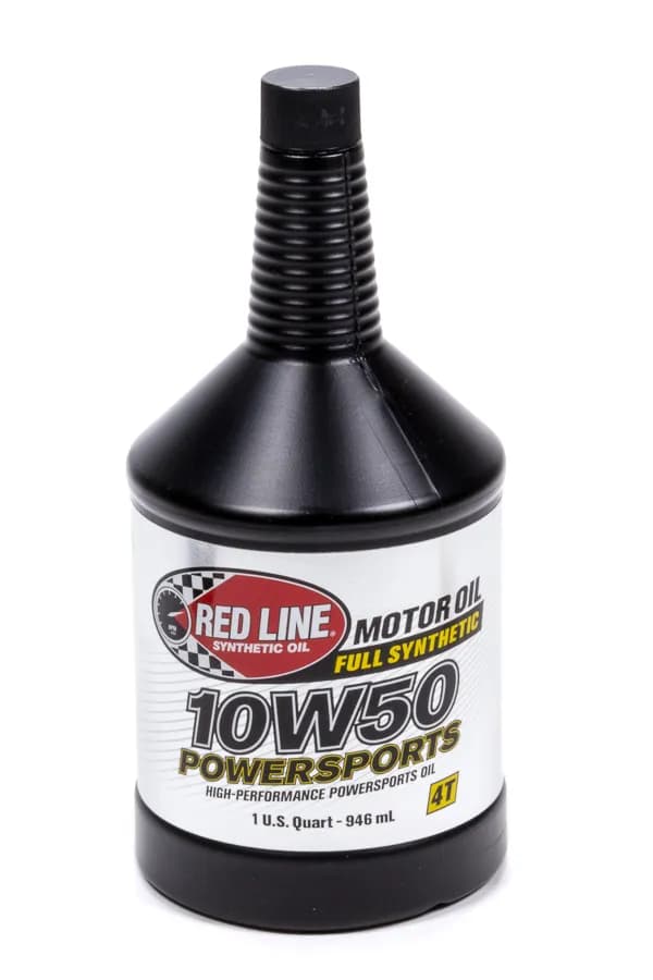 10W50 Motorcycle, ATV/UTV, Side By Side Engine Oil 1 Quart Red Line Oil