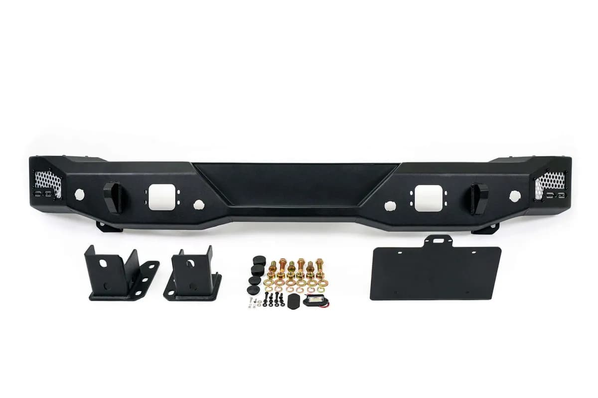 21c Bronco Mto Series Rear Bumper(License Brkt Included)predrilled Factory Sensory Holes
