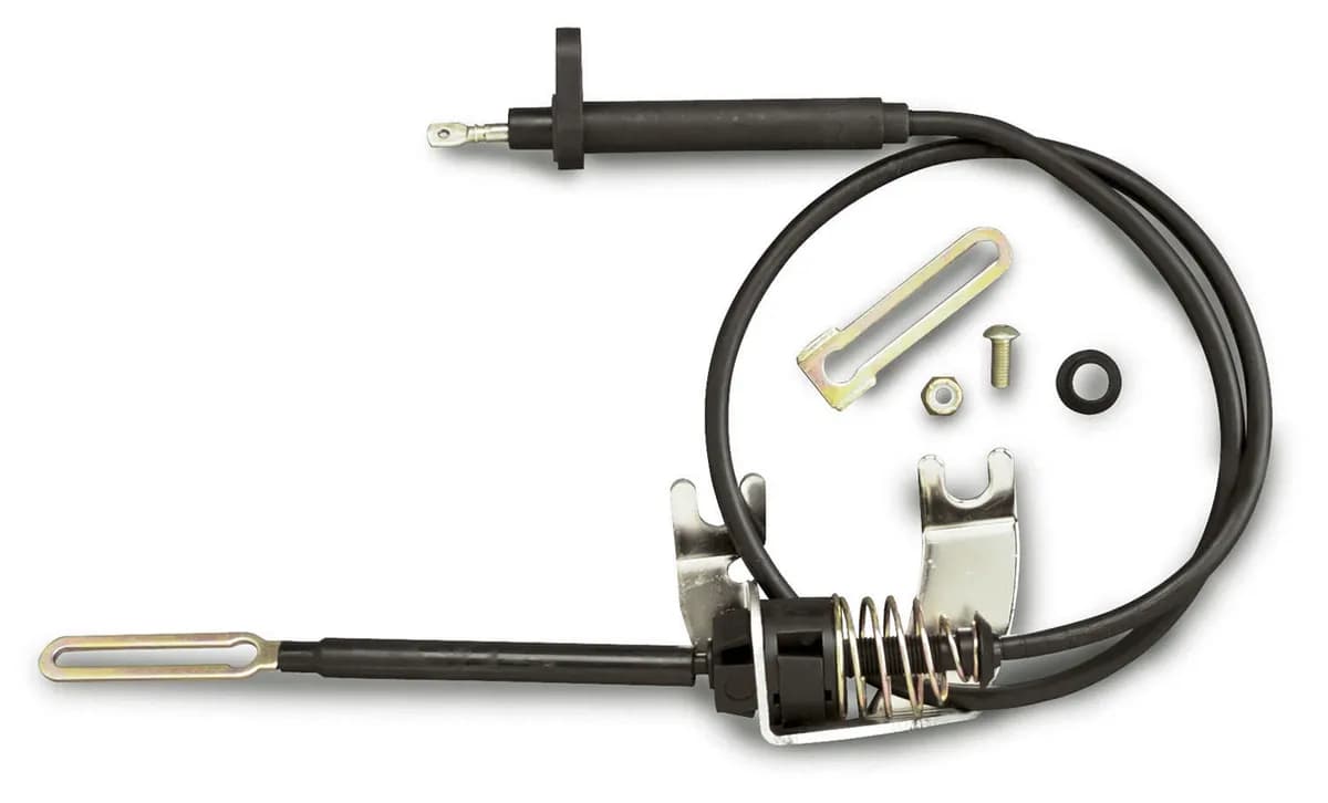 Kickdown Bracket And Cable Kit; Incl. Adjustable Black Detent/Stainless Steel Mounting Brackets/Extender;