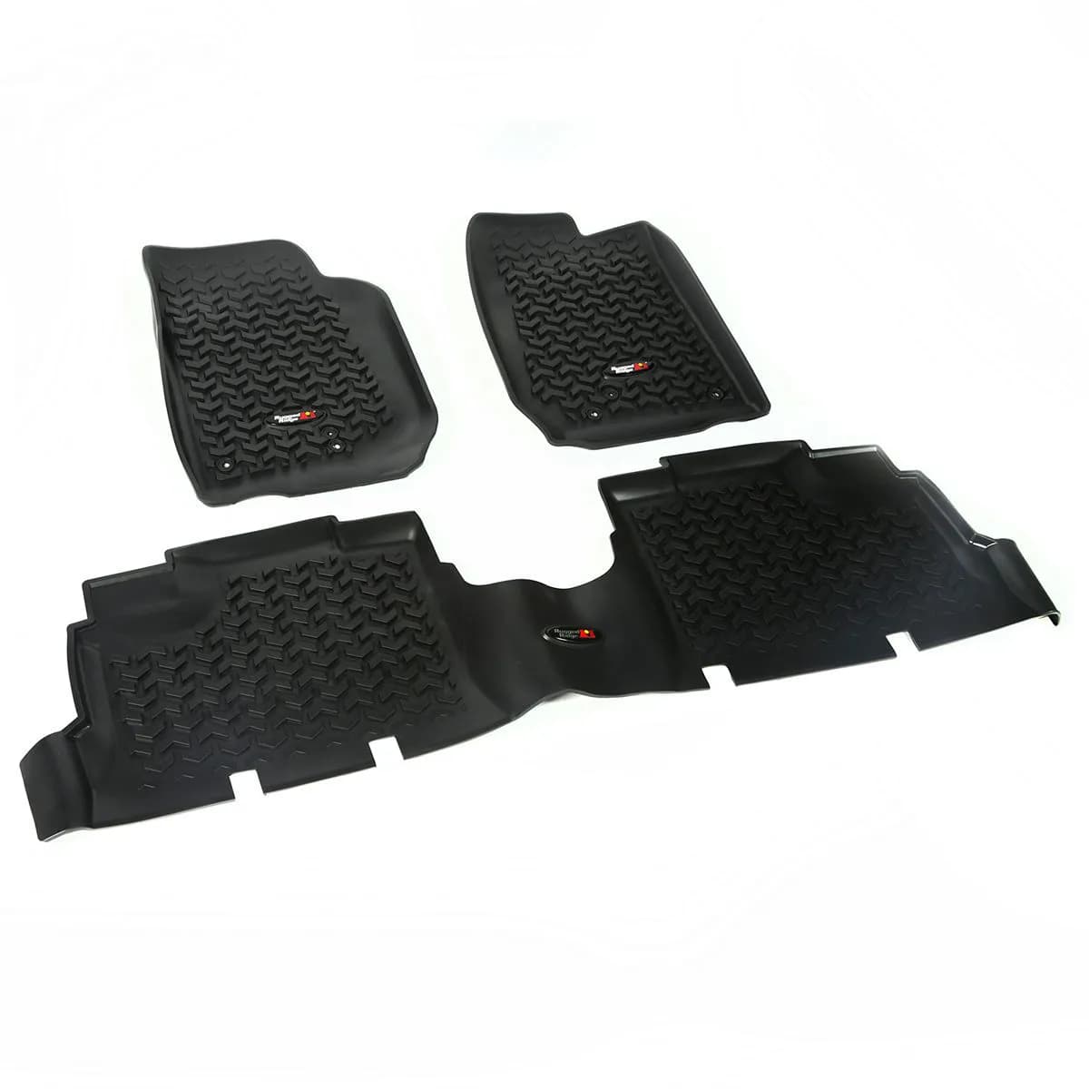 0715 Jeep 4door Wrangler (Jk) Floor Liners Kit Black