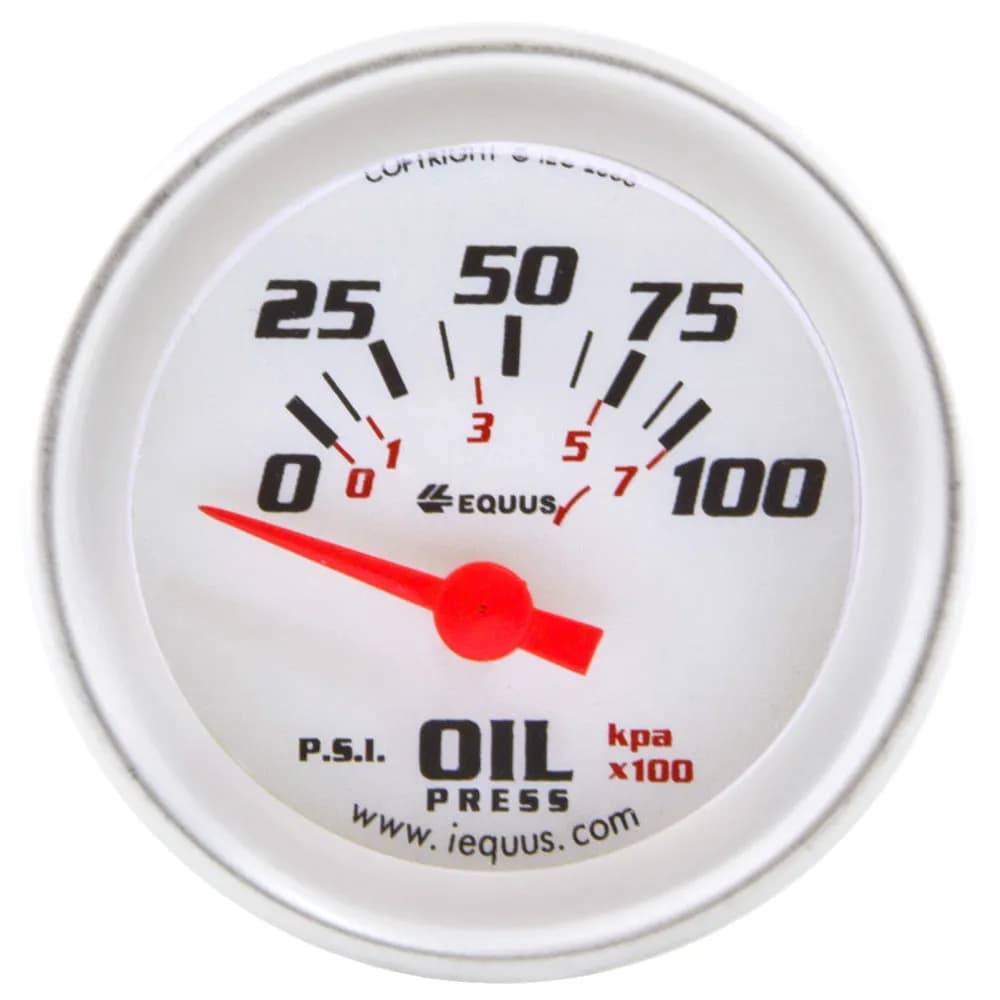 Gauge Oil Pressure 2' 90 Degree