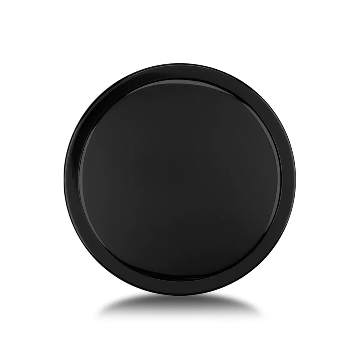 Horn Button; Fits w/MK4/9 Wheel Steering; Billet Aluminum; Single Contact; Smooth; Black;