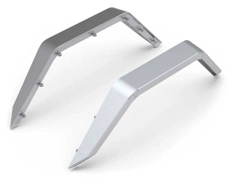 TJ / lj Rear 4 Fender Flare Aluminum Bolton