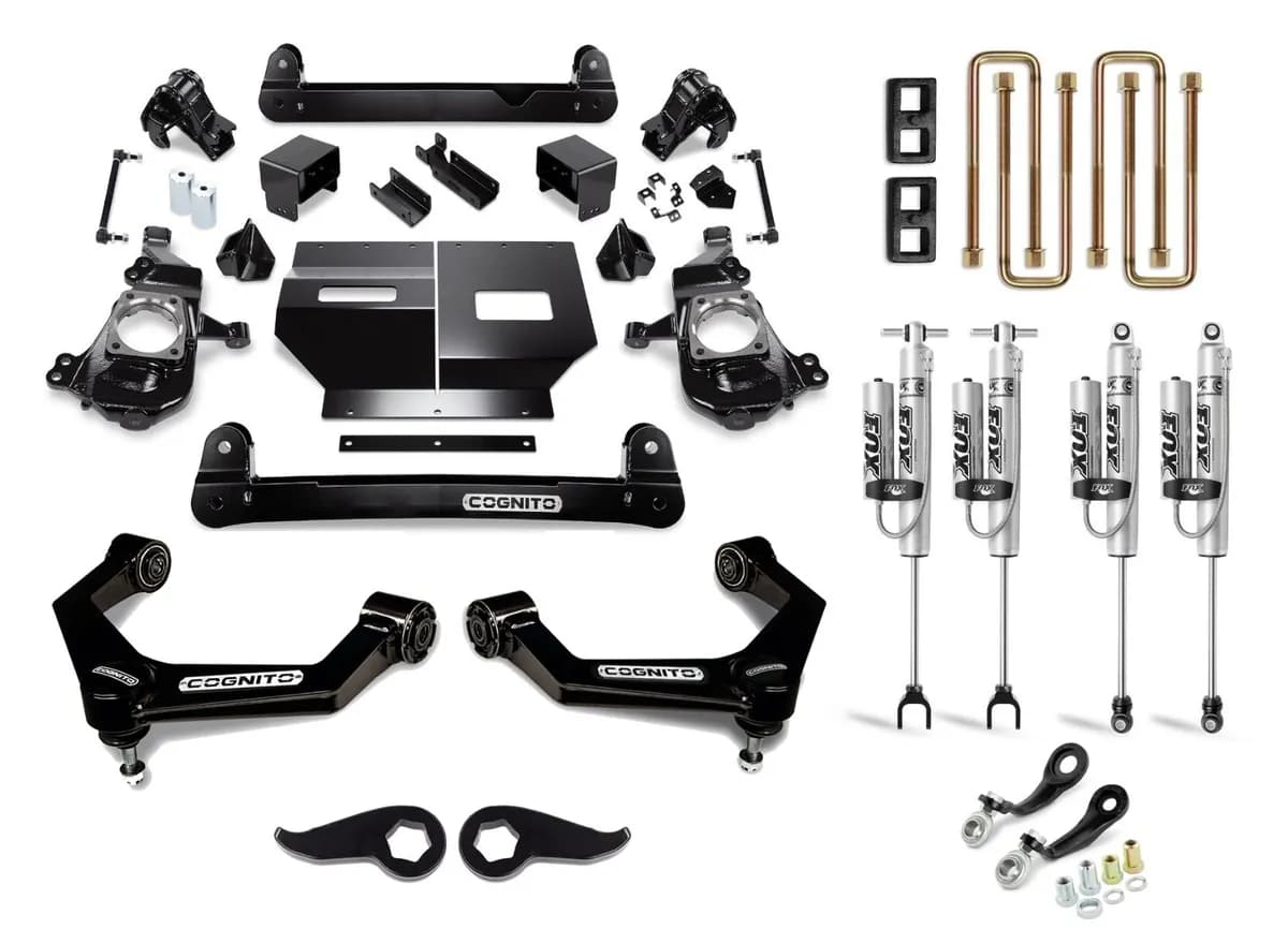 5-Inch Performance Lift Kit With Fox Psrr 2.0 Shocks For 2020-2024 Silverado/Sierra 2500/3500 2WD/4WD Cognito
