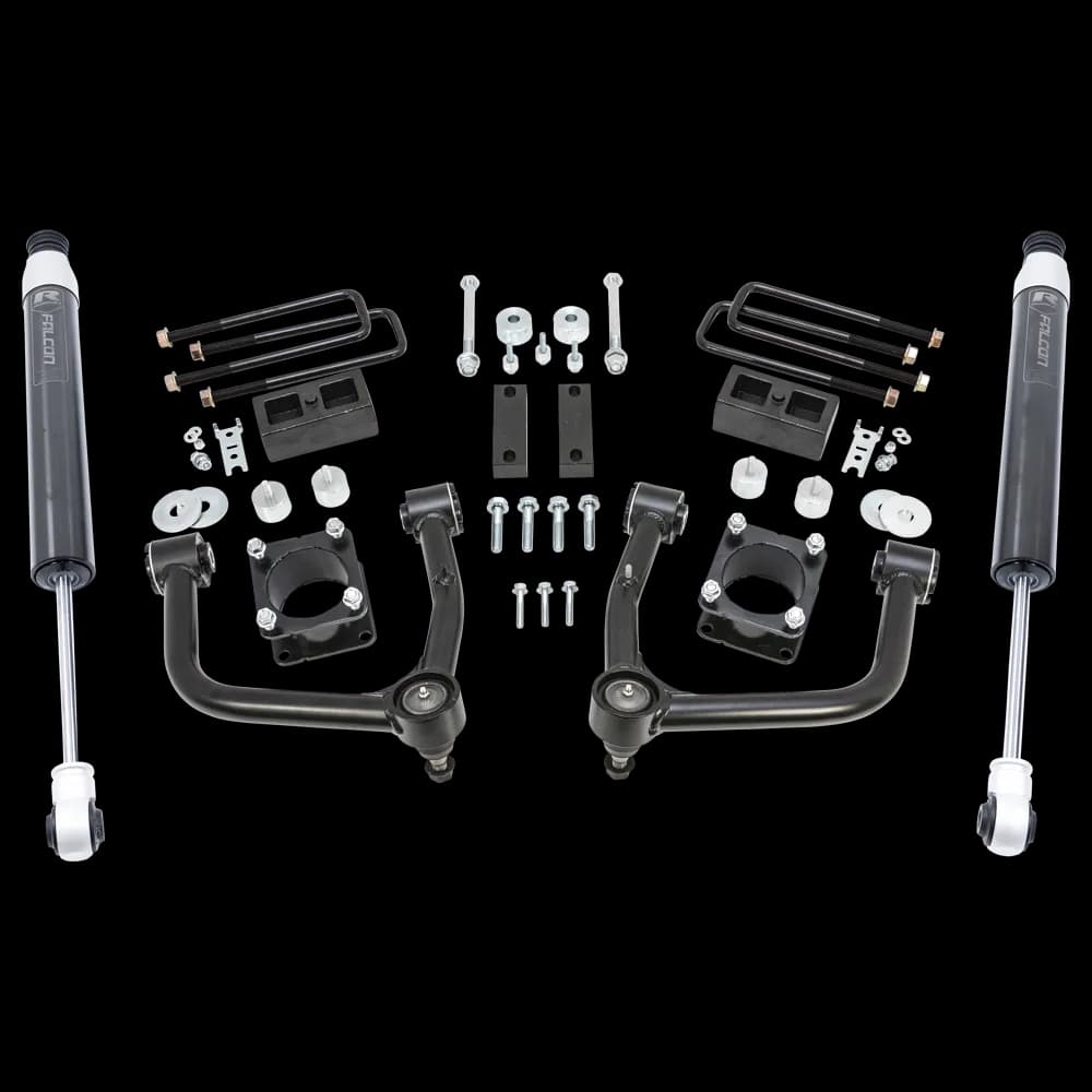4.0ft. SST Lift Kit Front with 2ft. Rear with Upper Control Arms and Falcon 1.1 Monotube Shocks