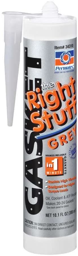 The Right Stuff Grey 1 Minute Gasket Maker 10oz Cartridge