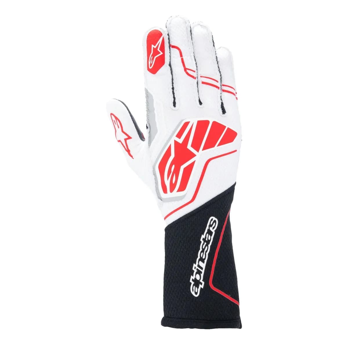 Glove Tech-1 ZX V4 Blk / Wht / Red Large