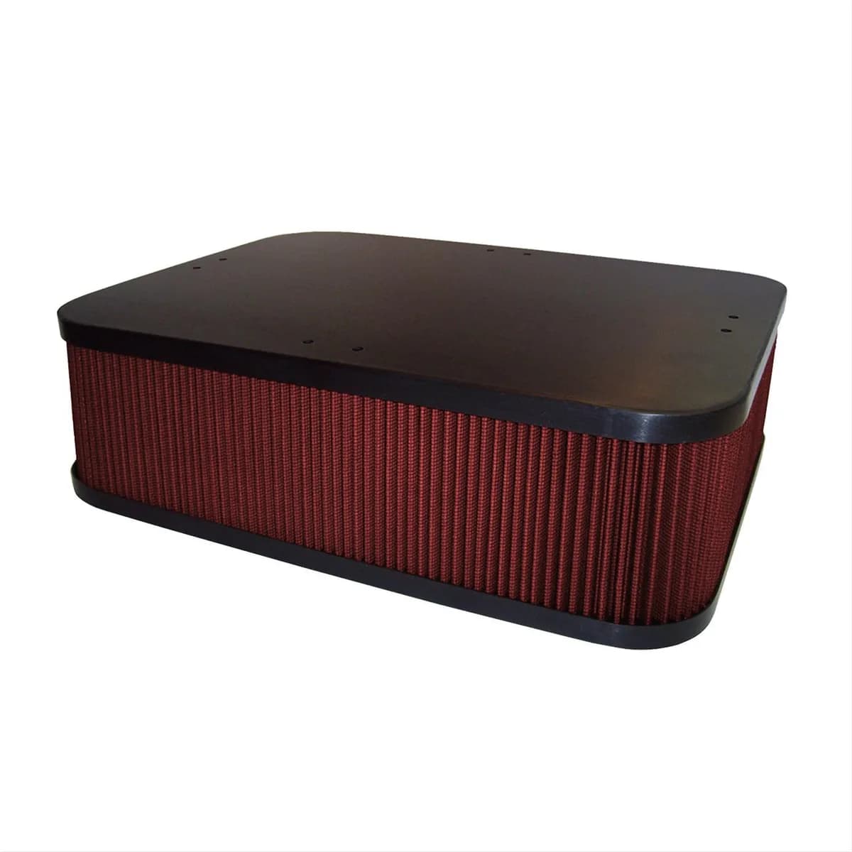 Green Filter USA - Oval Filter - Sprint car air box kit red color 5 height - 4069
