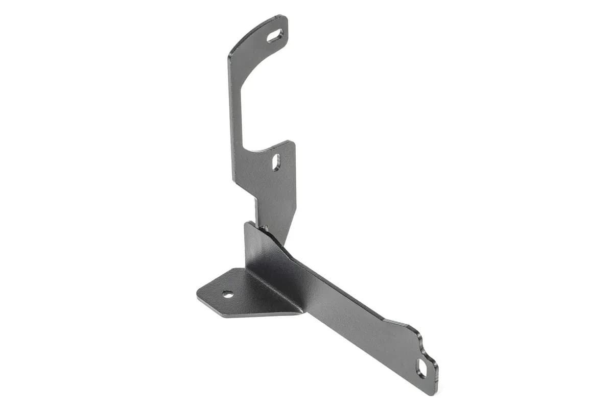2012-2017 Jeep JK Vacuum Pump Relocation Bracket (for Signature Series Front Bumpers) (Black Powder Coated)