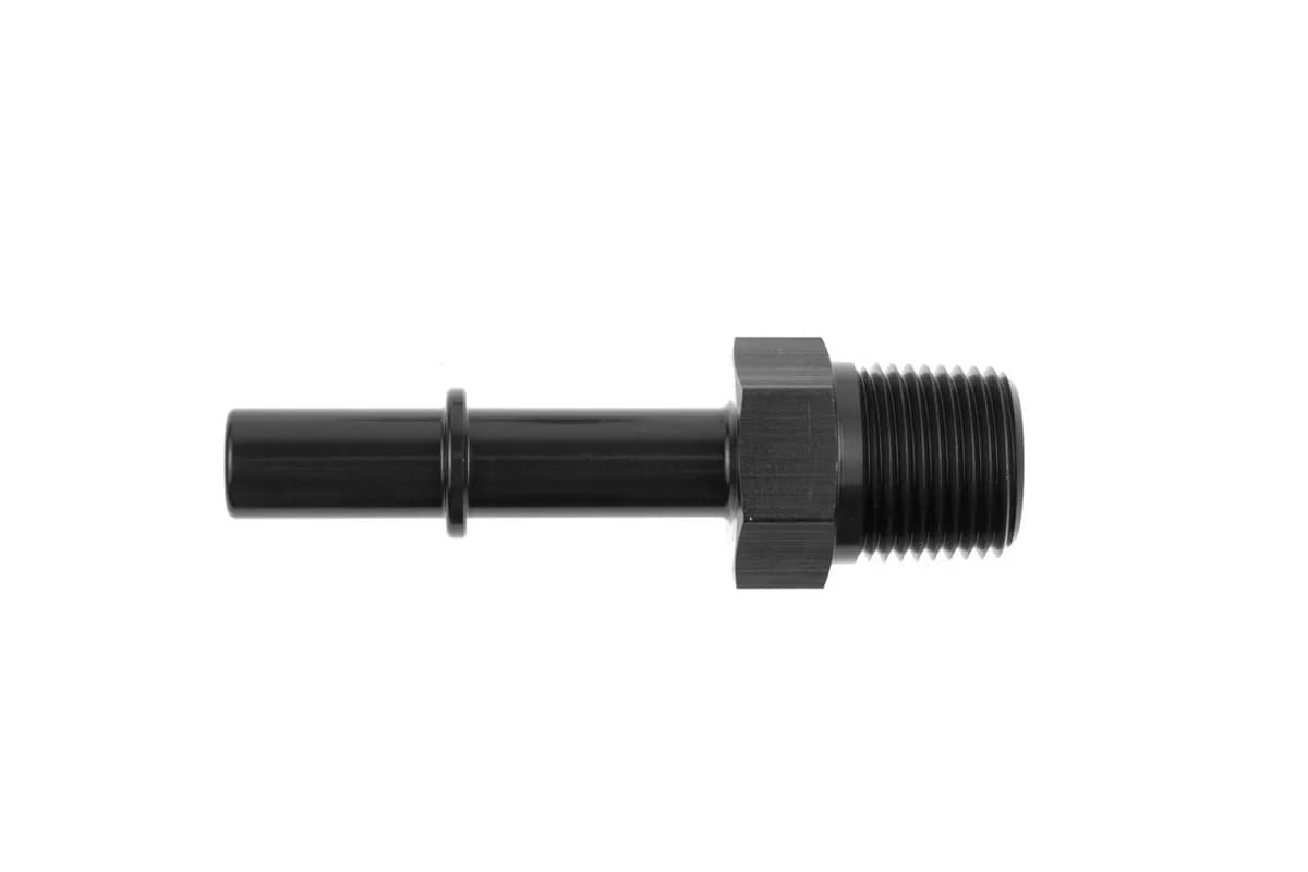 3/8in Push on EFI to 3/8 NPT - Black