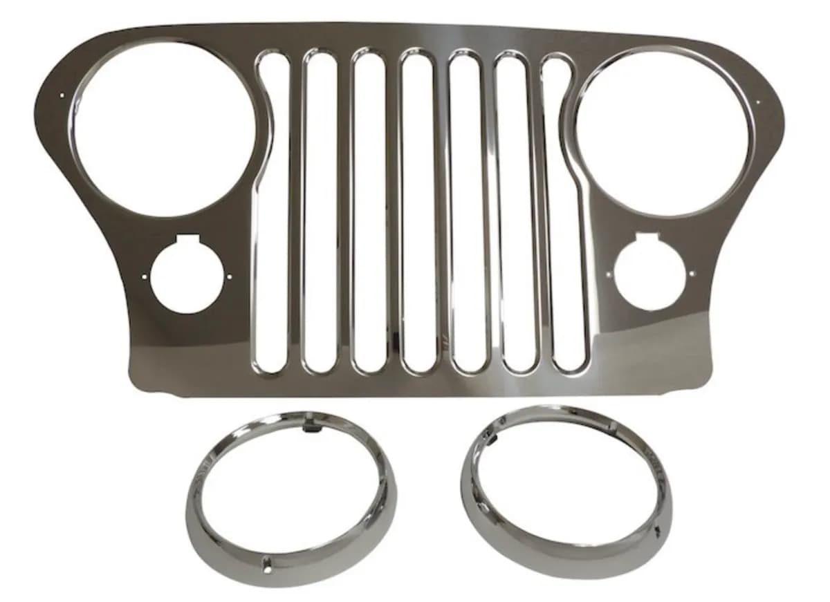 Exterior Accessories 1977-1983 Grill Overlay Stainless Steel