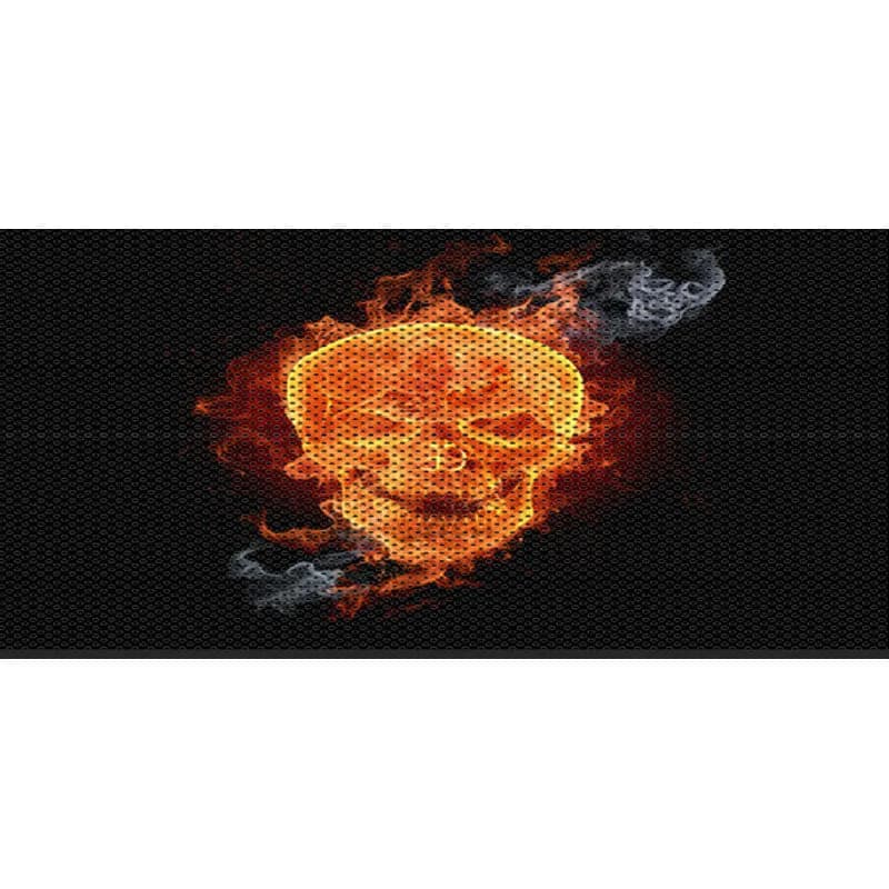 Flaming Skull