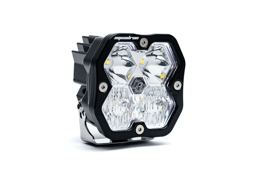 Squadron 2.0 Sport Black LED Auxiliary Light Pod Universal Clear Driving/Combo Baja Designs
