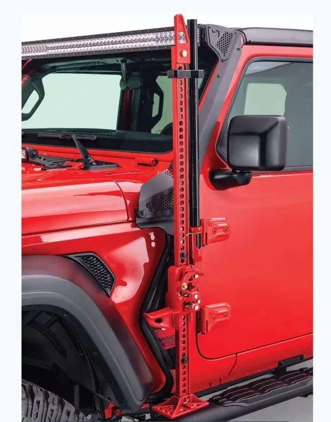 18c Wrangler JL Fits Wrangler JL Jlu Gladiator JT Exterior Jack Mount Black