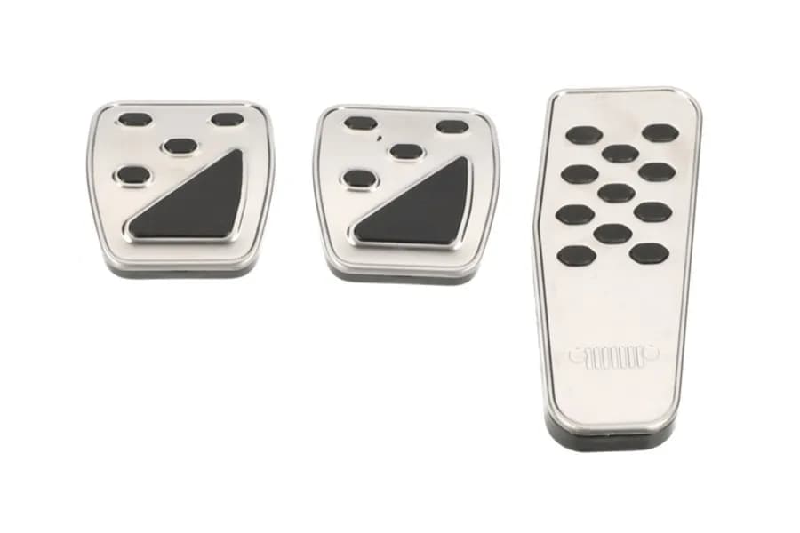 18c Wrangler/20c Gladiator W/Manual Transmission Left Hand Drive Stainless Steel Pedal Kit