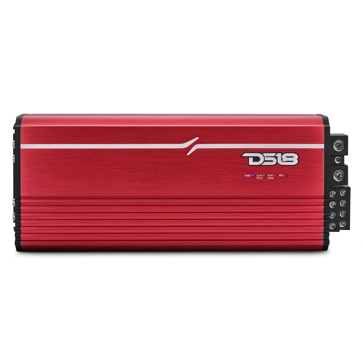 4-Channel | Stereo Full-Range | 4 x 400 Watts Rms @ 4ω | 4 x 700 Watts Rms @ 2ω | 4 x 1000 Watts Rms @ 1ω | 2 x 1200 Watts Rms @ 2ω | 2 x 1800 Watts Rms @ 1ω | Red