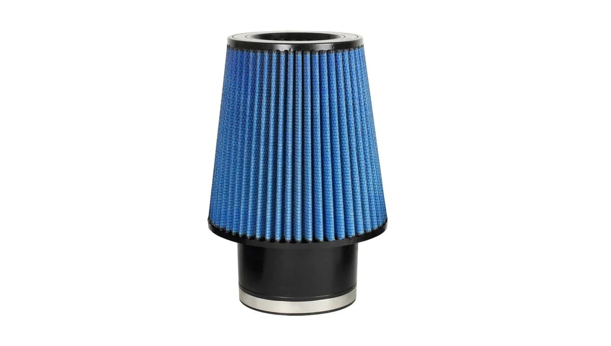 Pro 5 Air Filter; Round; 4.5 in. Flange; 7.5 in. Base; 5.5 in. Top; H-8 in.; Blue; Fits PN[16083];