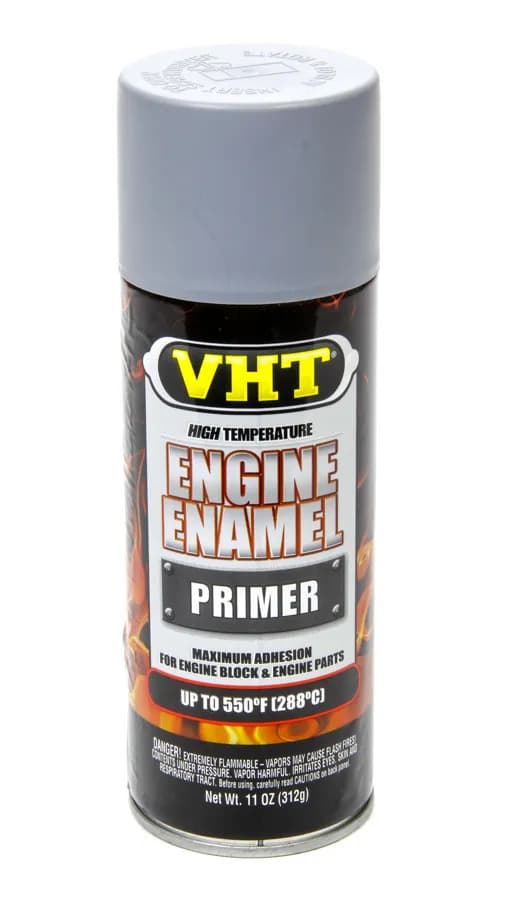 High Temperature Engine Enamel; Light Gray Primer; 11 Oz. Aerosol