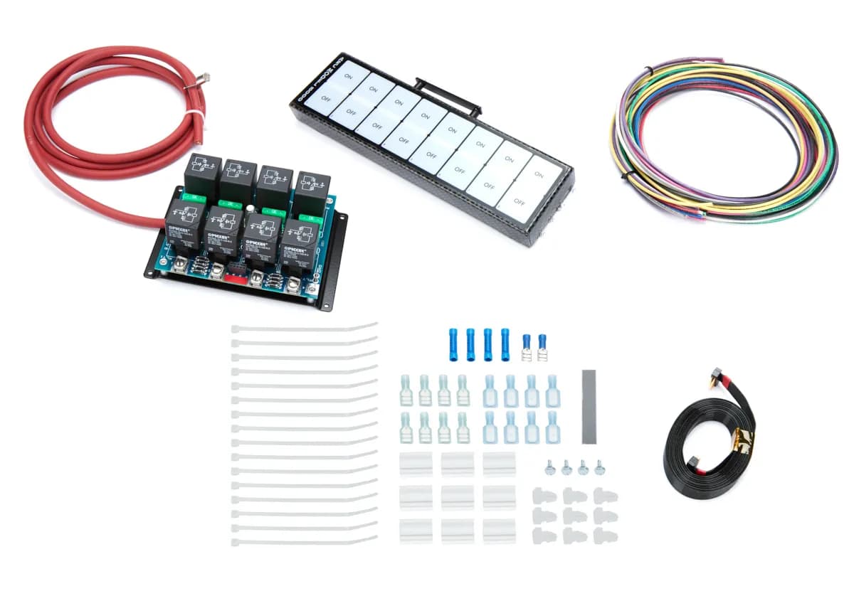 8 Switch In-Dash Control Module C/F Finish