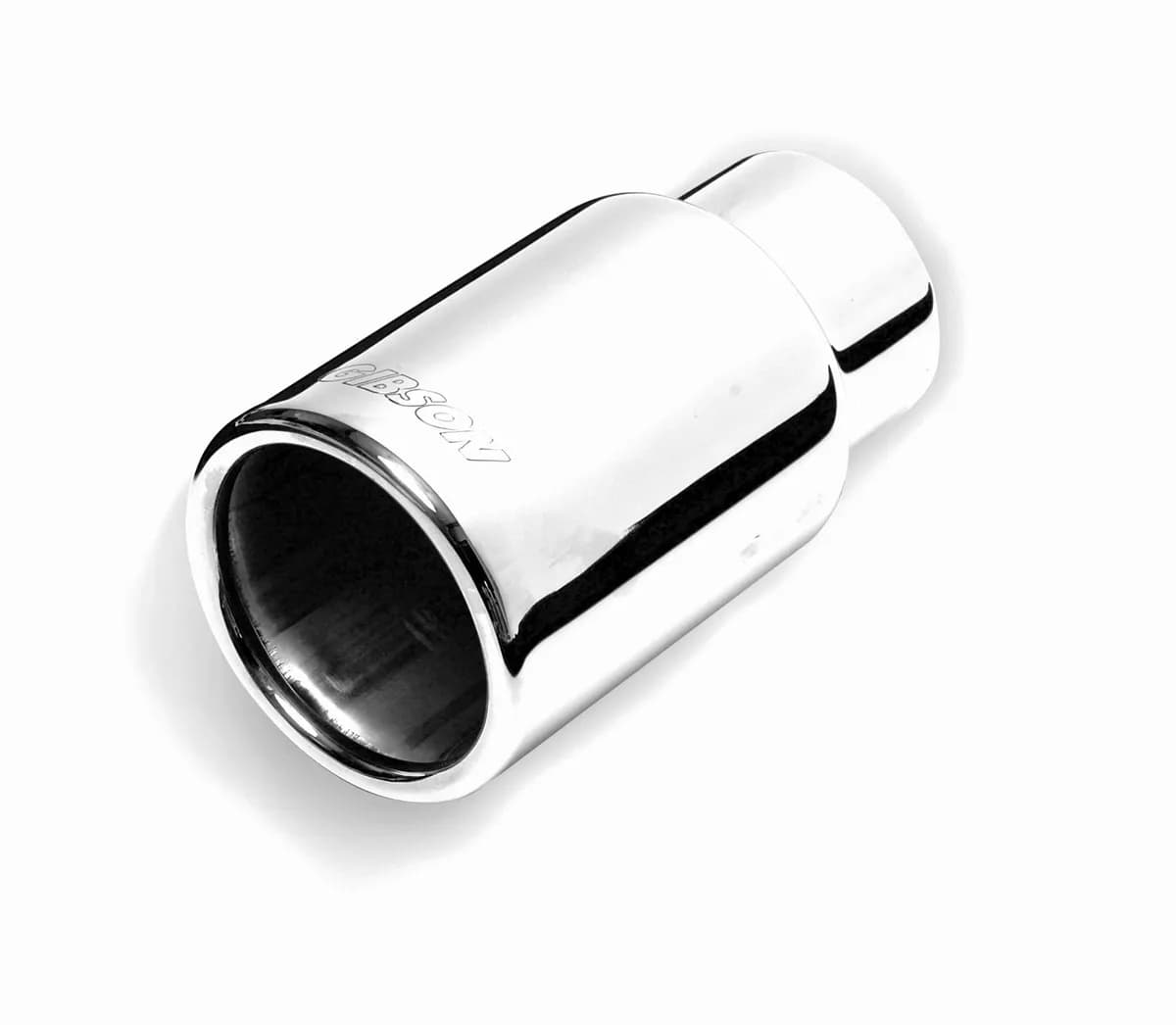Gibson Performance Exhaust 500640 Stainless Steel Tip>Rolled Edge Angle Tip