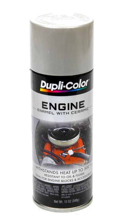 Engine Enamel With Ceramic; Cast Coat Aluminum; 12 Oz. Aerosol