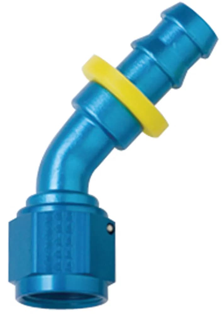 Fragola Performance Systems Series 8000 Push-Lite Race Hose Ends 45°