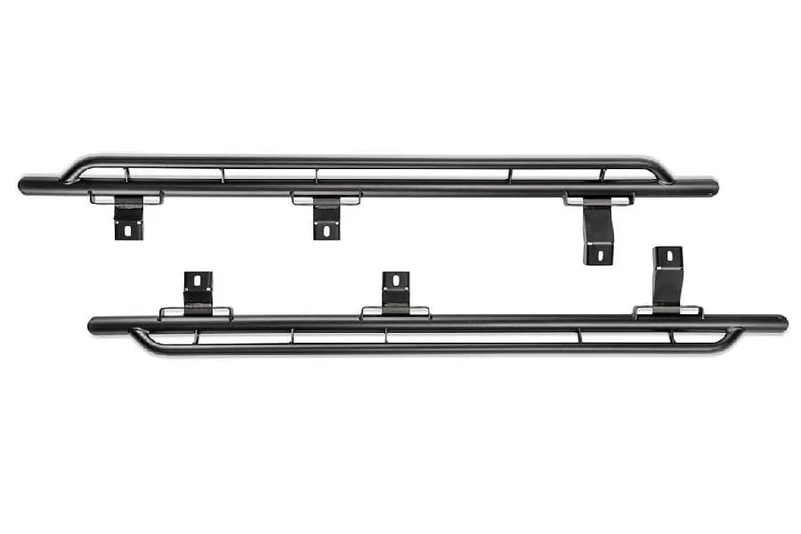 WARN - Designed to protect against boulders, stumps, or other trail hazards, WARN Rock Sliders add much needed armor for the toughest trails. These Rock Slid