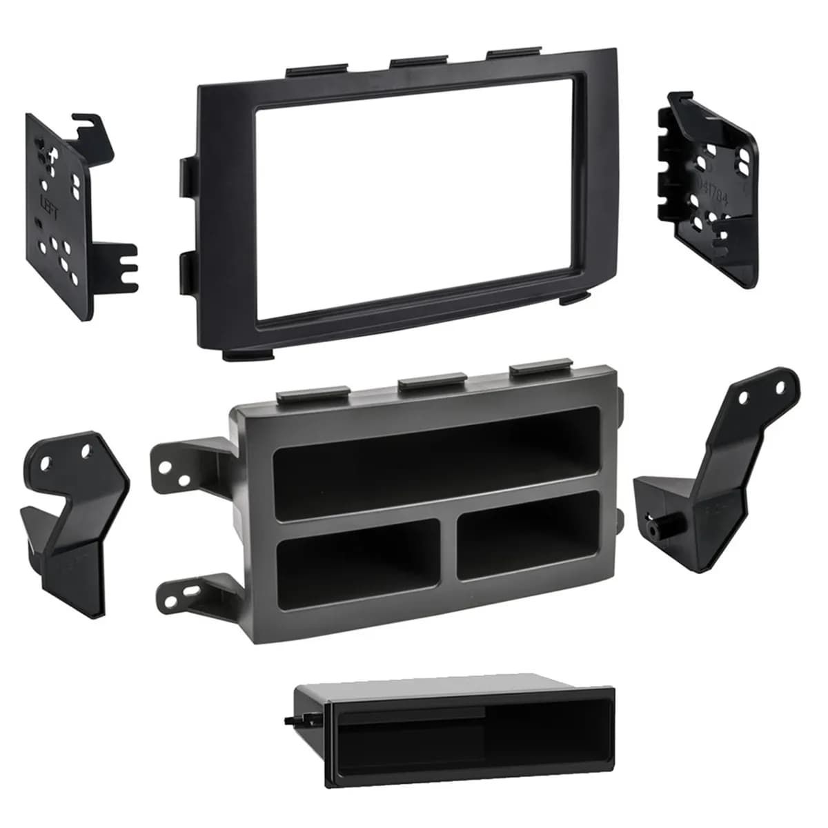 Radio Installation Kit; Iso Din Radio Provision; W/Pocket And Factory Nav;