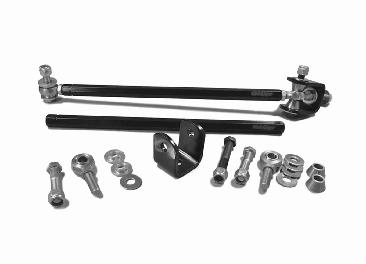 Steinjäger Drop Clevises Included Sway Bar End Links M10 x 1.50 402mm Long Chrome Moly Heims Powder Coated Steel Tube