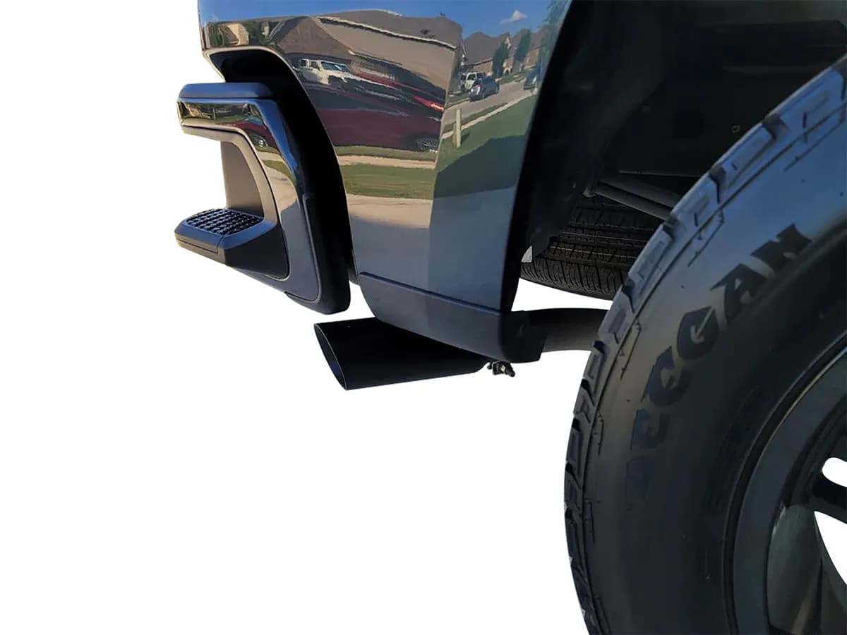 9924 F150/F250/F350/F450 Muffler Tip Double Wall Black