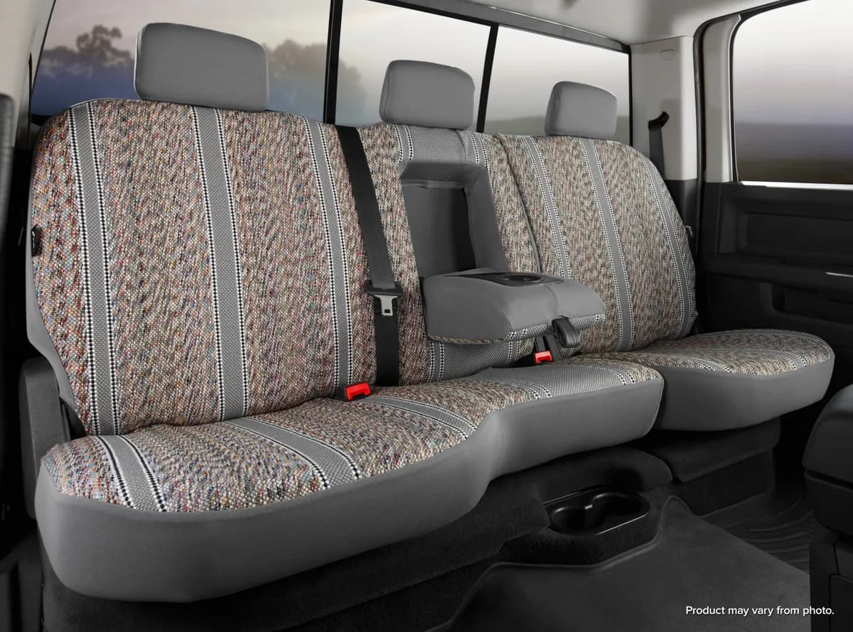 FIA TR45-2 GRAY TR40 Series - Wrangler Saddleblanket Custom Fit Rear Seat Cover - Gray