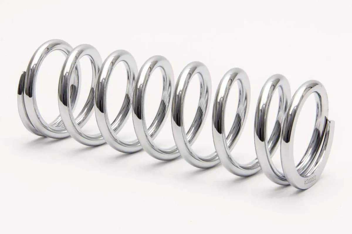 12 Inch Extreme Chrome Coil-Over Spring 2-5/8 Inch Inside Diameter
