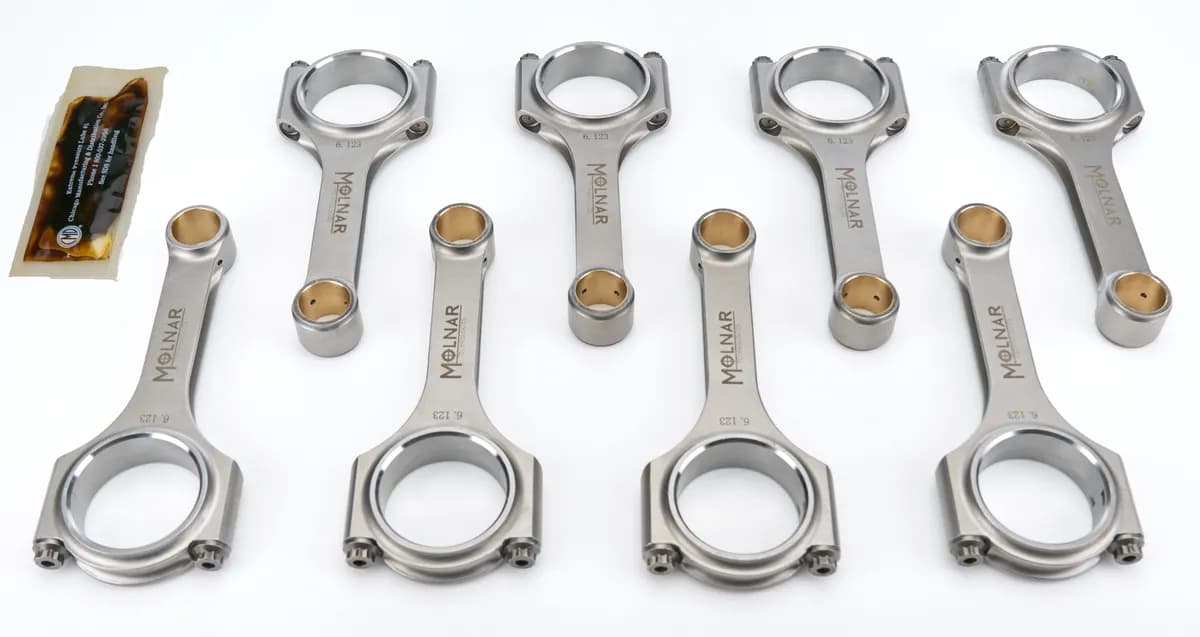 6.123 H-Beam Rod Set SBM 340/360 w/.984 Pin