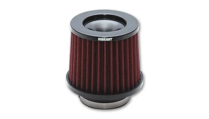 The Classic Performance Air Filter; 3 in. Inlet ID; 5 in. Filter Cap OD; 6 in. Filter Base OD; 6.5 in. Height;