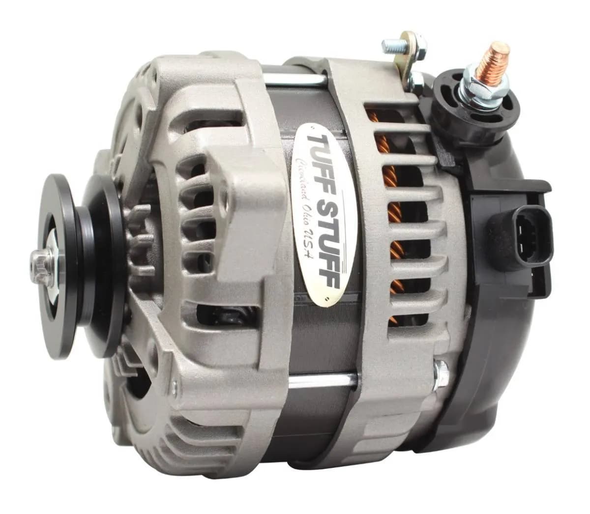 225 MAX AMP Alternator 1-Groove 1-Wire Cast