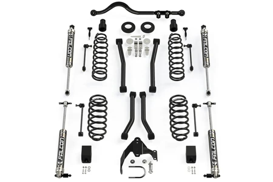 TeraFlex 3in Trail Select Adventure Kit W/ Falcon 2.1 Shocks - JK