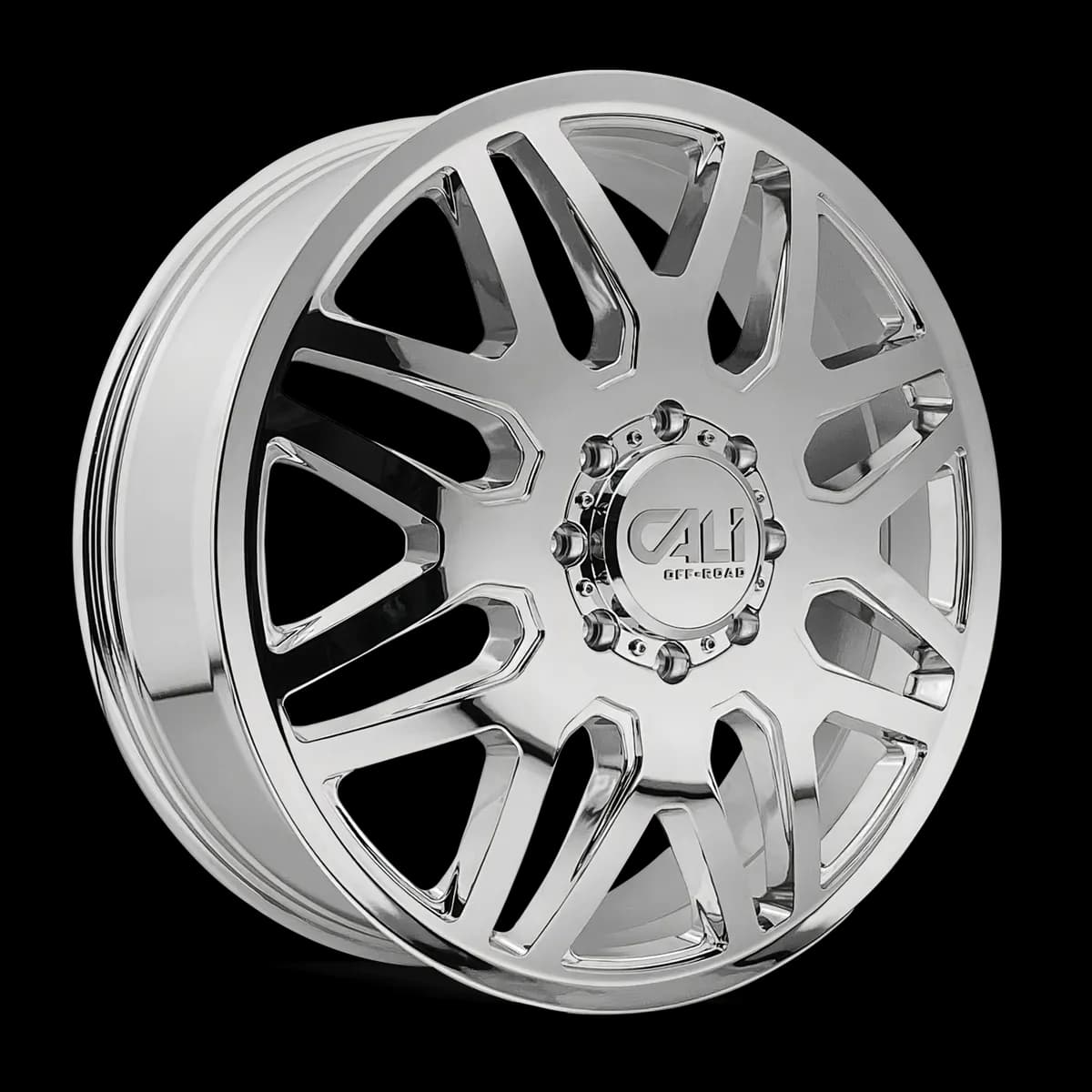 Dually Wheels Invader Dually 9115D CH 22x8.25 Chrome 8 On 200 Bolt Pattern 115 Offset Cali Offroad Wheels