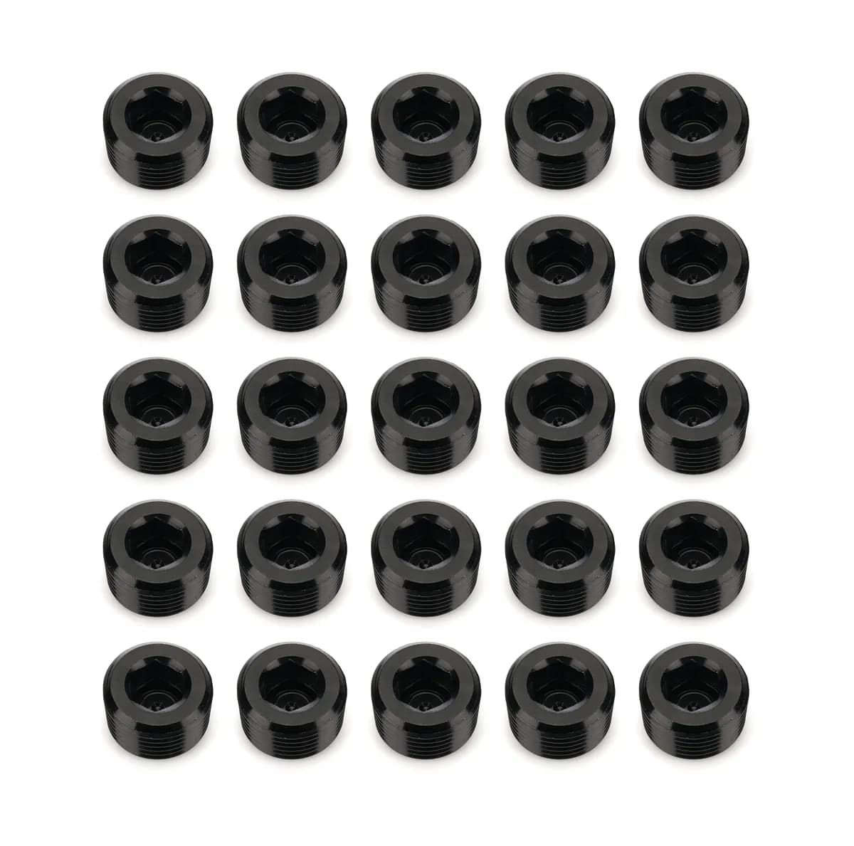06 (3/8inch) Npt Socket Head Pipe Plugblack25pcs