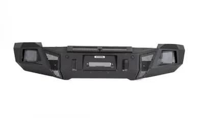 1415 Silverado 1500 Br6 Steel Winch Bumper Textured Black Powdercoat