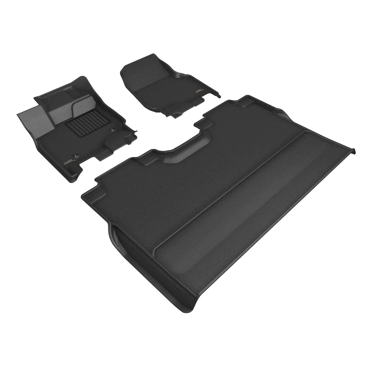 22c F150 Supercrew Full Set Maxpider Custom Fit Kagu Floor Mat Black