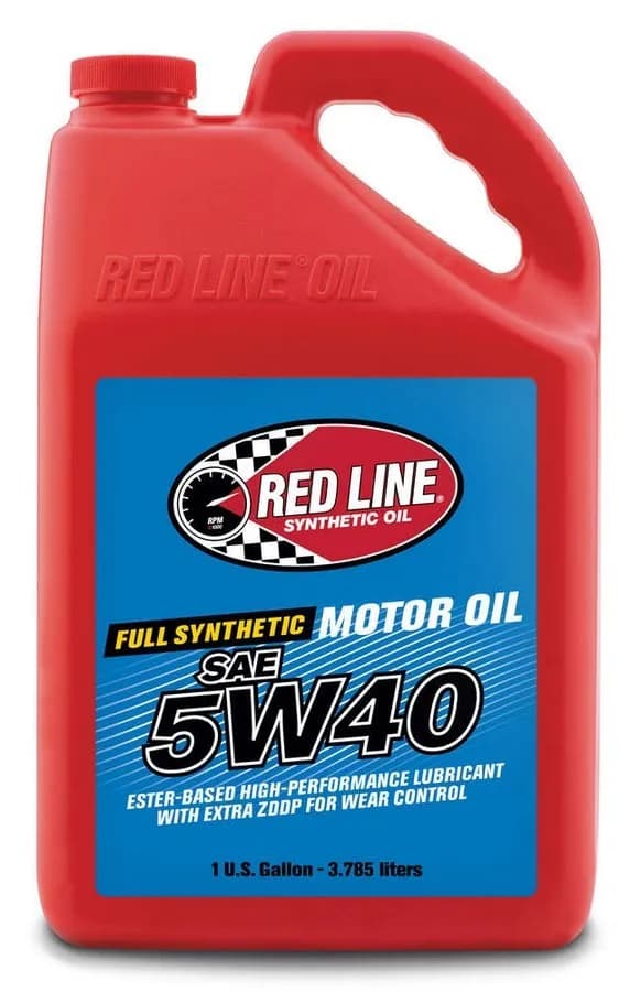 5W40 Synthetic Motor Oil 1 Gallon Red Line Oil